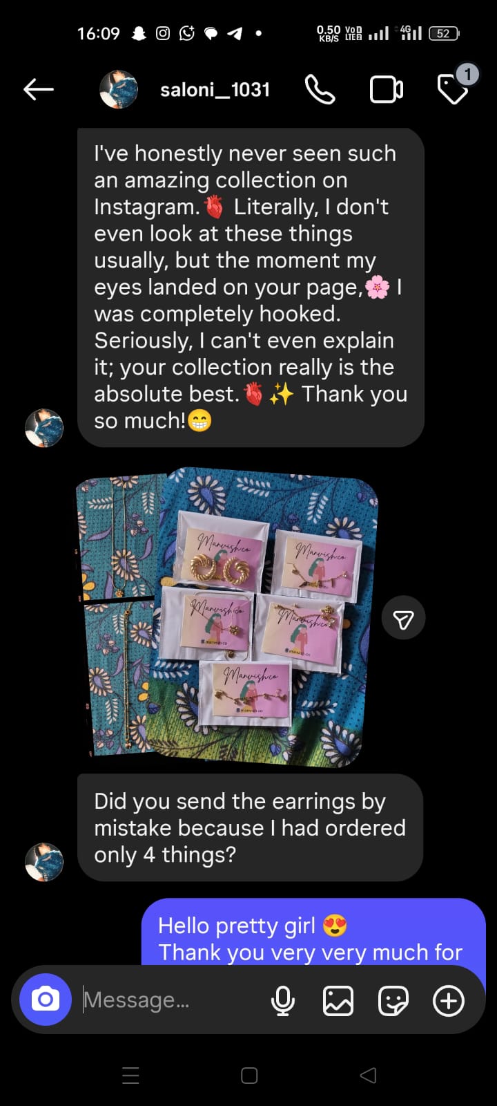 Customer review - never seen such an amazing collection on Instagram